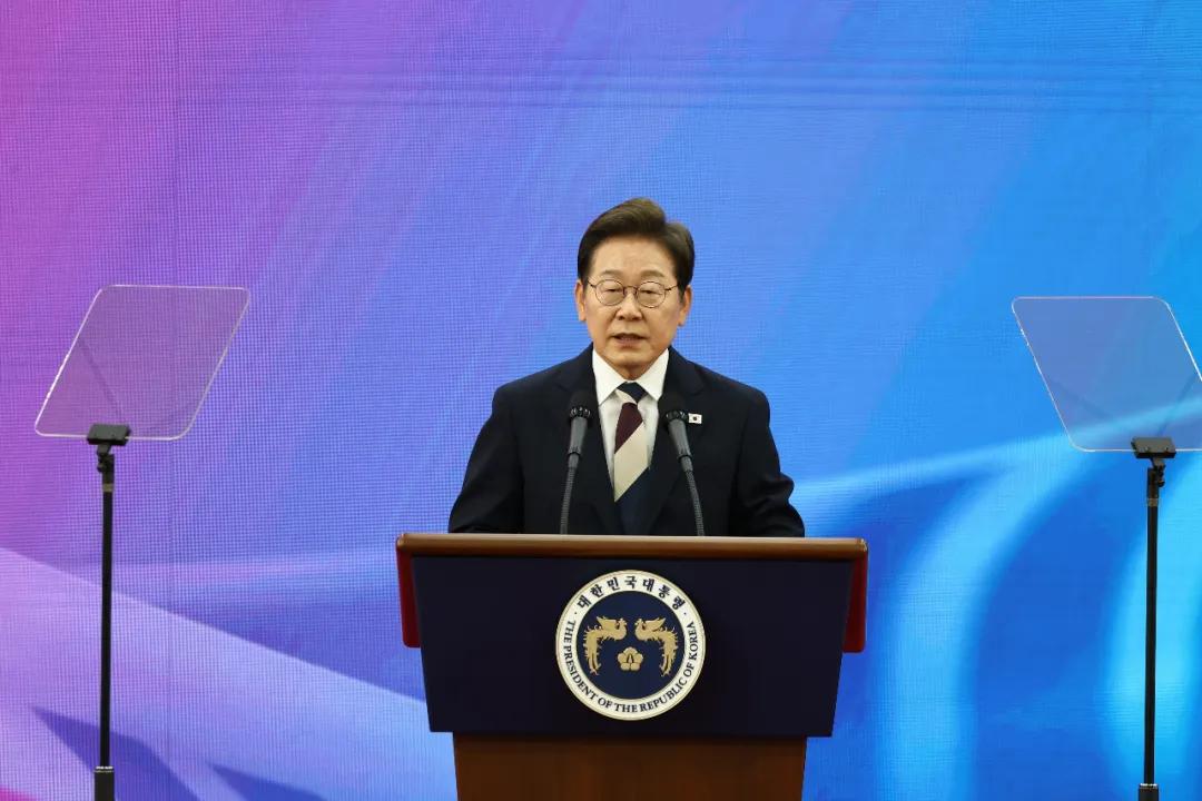 韩国总统李在明 资料图