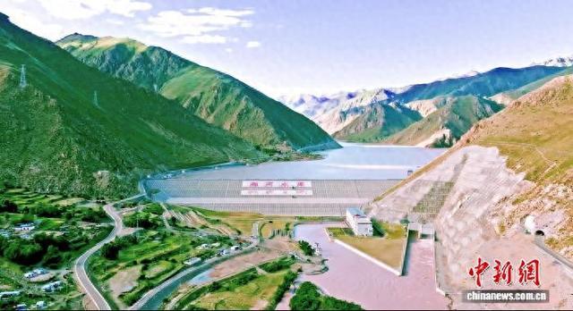 图为湘河水库全景。中国电建集团成都勘测设计研究院 供图